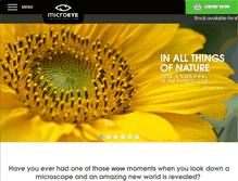 Tablet Screenshot of microeyeinteractive.com